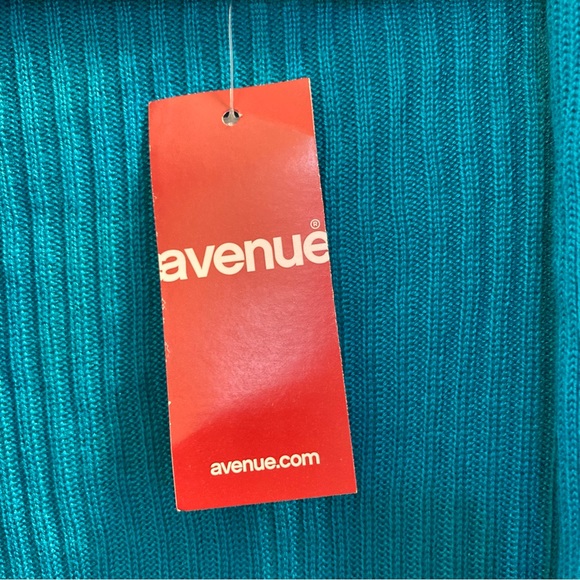 Avenue 26/28 Teal Cardigan NWT - Picture 5 of 8